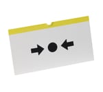 Elemento de plástico deformable de Zettler. Solo para pulsadores de alarma de la serie MCP. Paquete 5 uds)